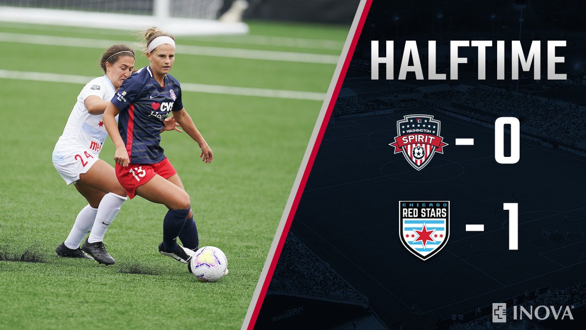 WashSpirit's tweet image. HALFTIME | 0-1

#WASvCHI