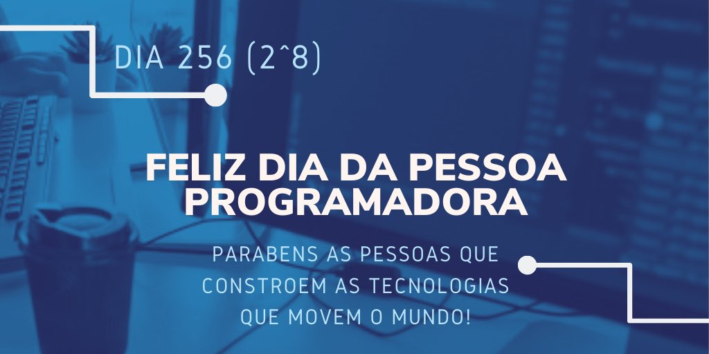 canalpeixebabel's tweet photo. Hoje é dia das pessoas que programam! O dia 256 do ano é uma oportunidade de agradecer essas pessoas movidas a café e código!
Dê um pouco de amor às programadoras e programadores que você conhece! 👩🏽💻👨🏿💻👩🏻💻 https://t.co/ItgewamKS9