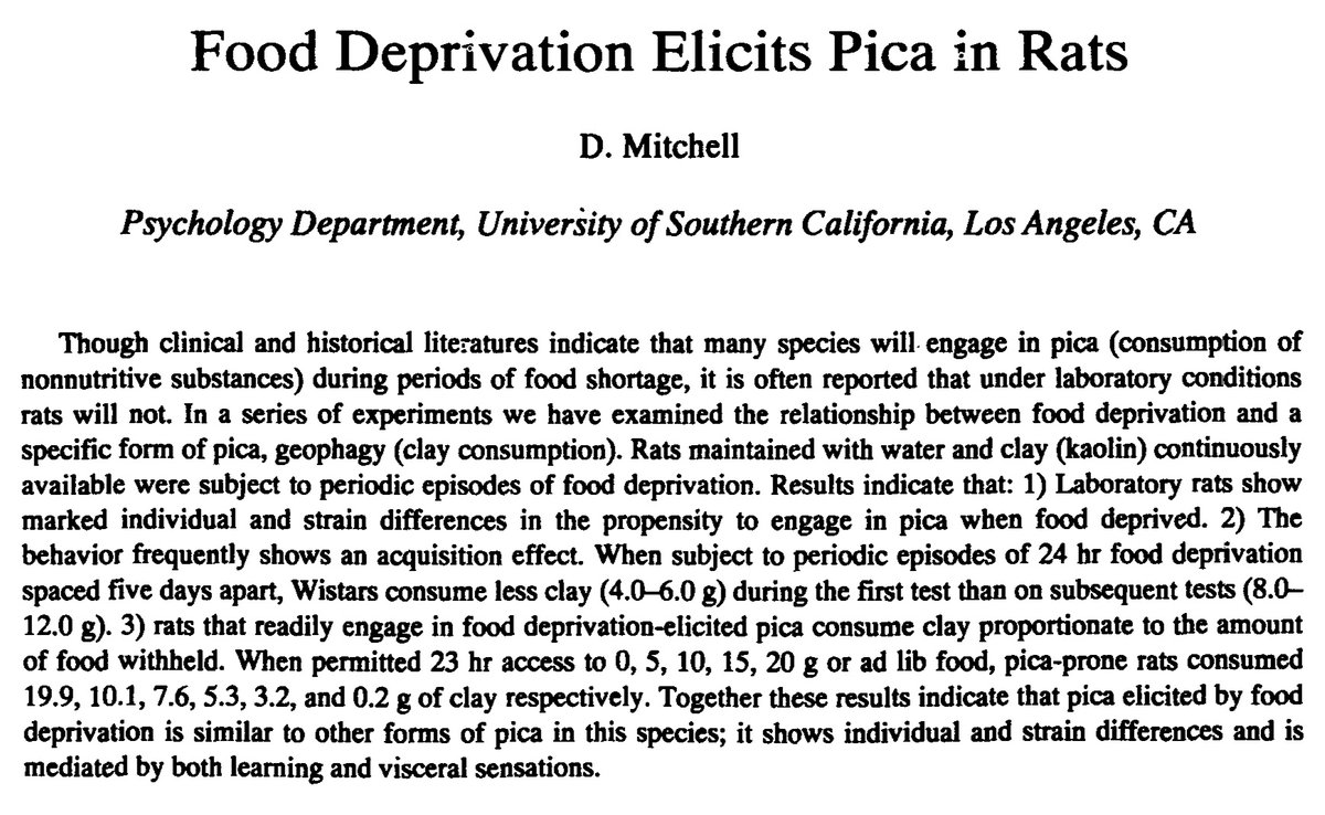 I happened to attend because an eccentric mentor of mine, Denis Mitchell, was presenting a poster. We were doing a bunch of out-of-the-box experiments on nonassociative factors regulating behavior (e.g., neophobia) and he thought this would be a great meeting for this. /3