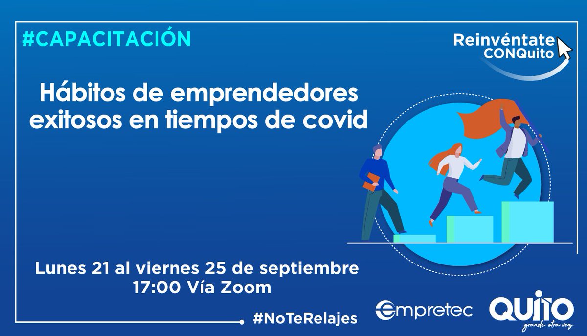 QuitoTech's tweet photo. "El viaje del cliente se descentraliza y se convierte en una serie de micromomentos no lineales"... Cómo explotamos nuestras competencias para el cambio?

 Participa en el 👇 https://t.co/OvfXps32Hg