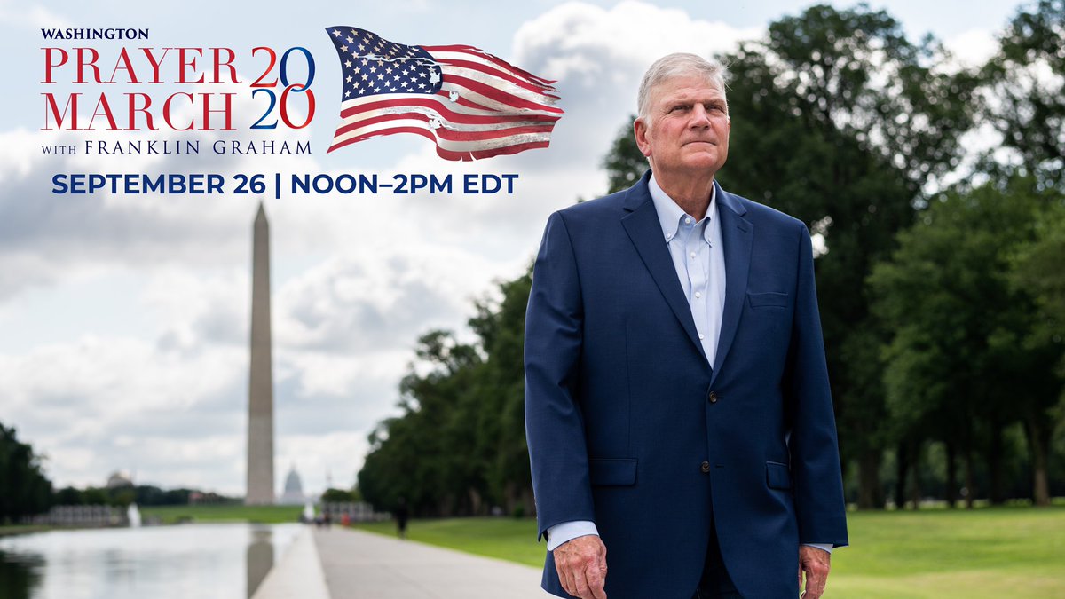 Just 2 weeks from today, I hope thousands of Christians from around the country will come together in DC &amp; join me for #PrayerMarch2020 to pray for our country &amp; leaders. I believe in the power of prayer—&amp; only God can bring the change &amp; healing we need. PrayerMarch2020.com