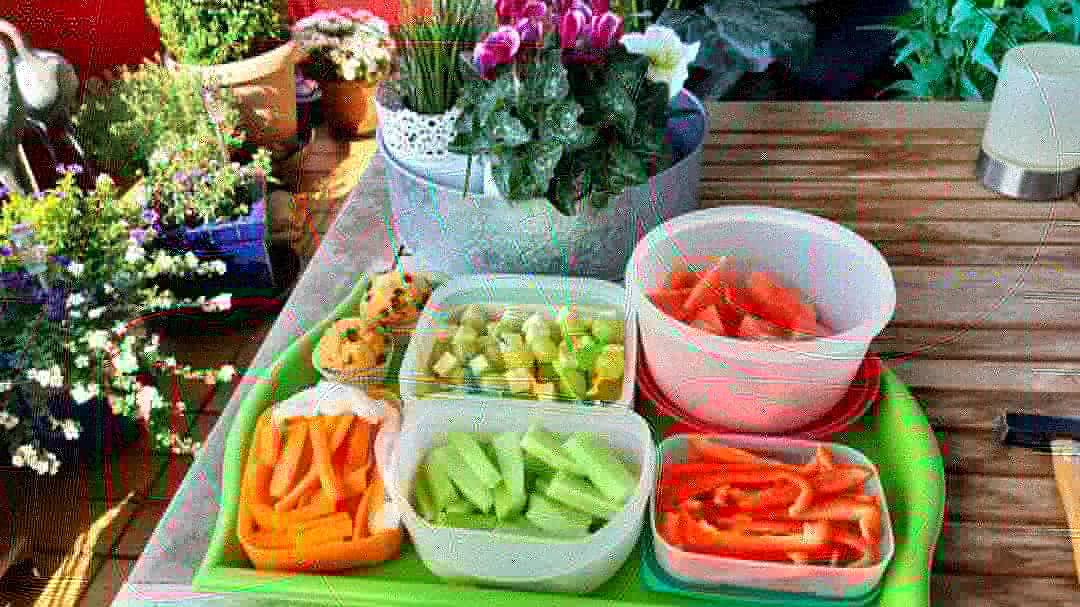 Familientag...Vorbereitung für unser Picknick...