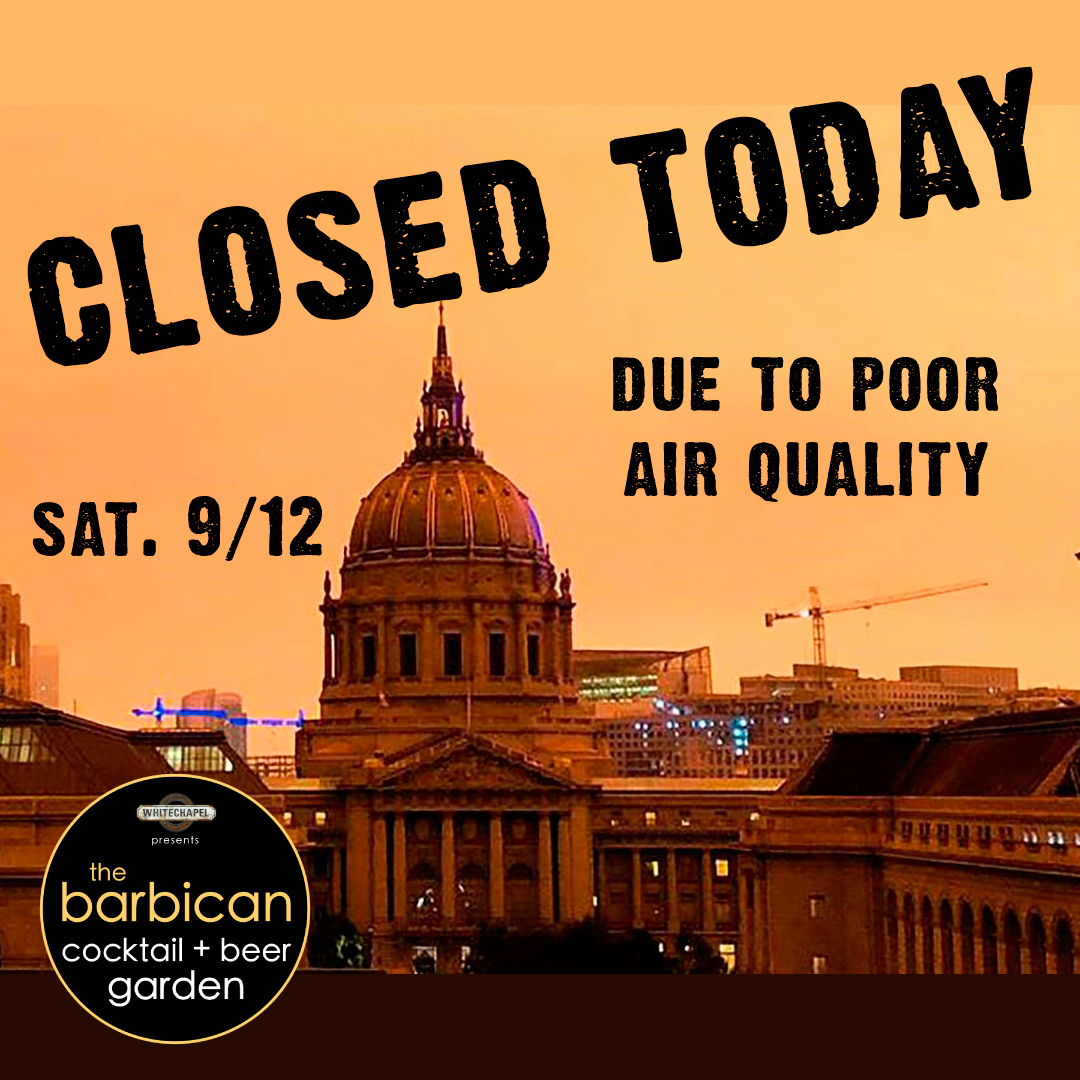 Due to poor air quality, we will not open our beer garden today.  The Wildhawk popup will be rescheduled for next weekend, Sunday Sept 20th. Stay safe all!
.
.
.
#beergarden #outdoordining #outdoordrinking #popup #sparetheair