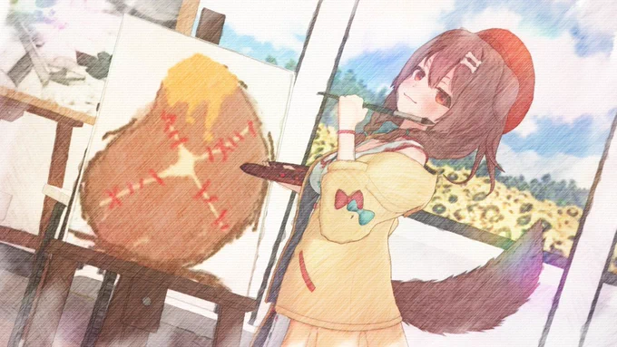 ころね画伯は天才キャバリア
#生神もんざえもん 
#できたてころね 
#戌神ころねMMD 
© 2019 cover corp. 