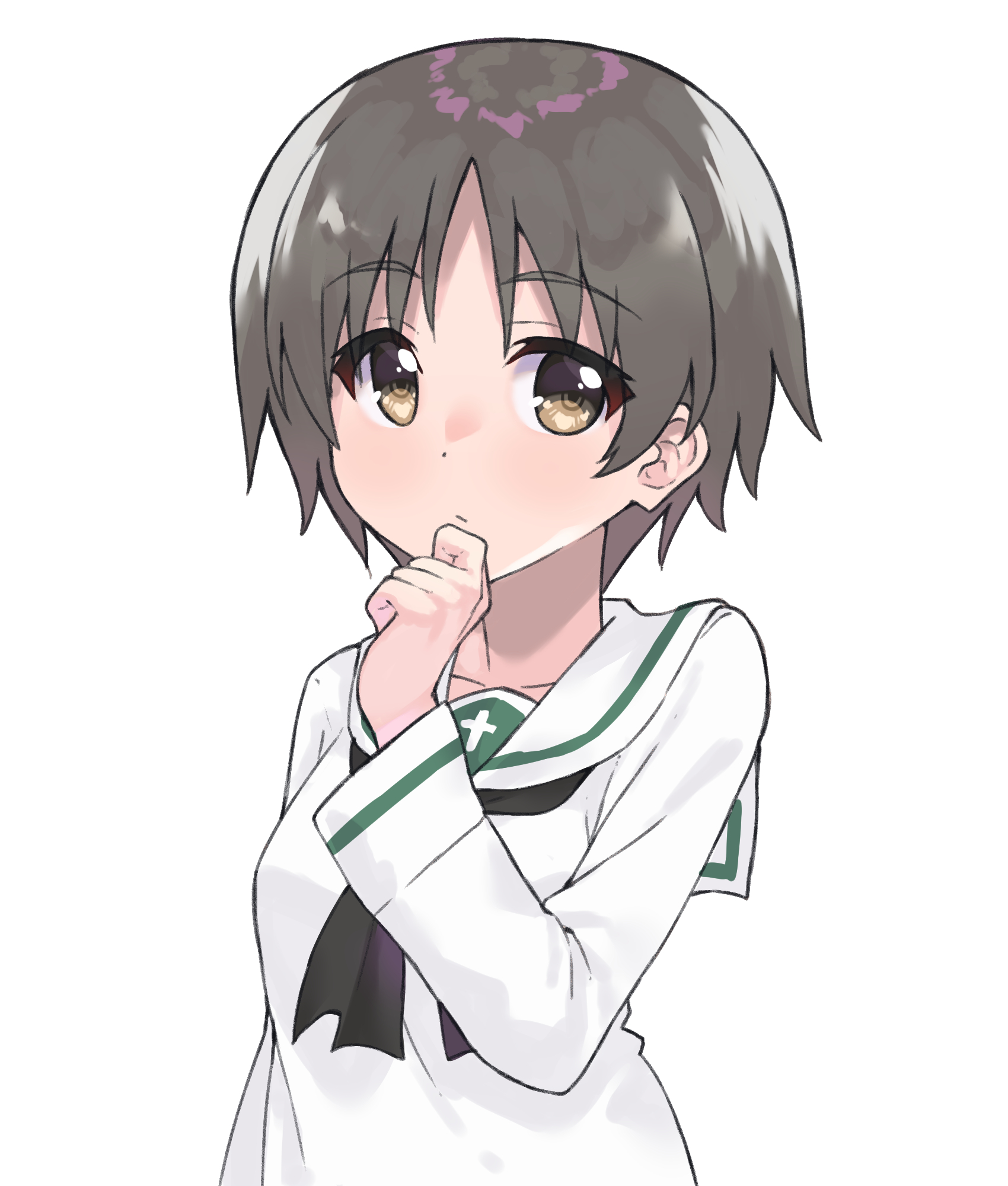 きみつる ガルパン版深夜のお絵描き60分一本勝負 ガルパン版深夜のお絵描き60分一本勝負 0912 お題 丸山紗希 沙希は超描きやすくて最高です
