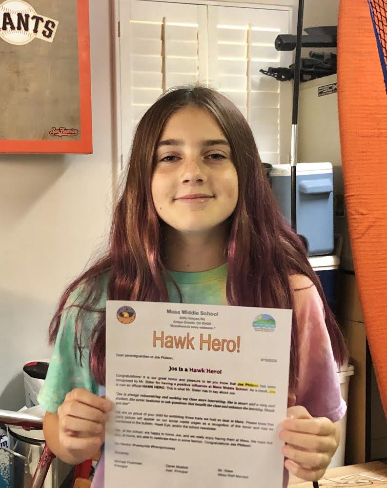 hawks_of_mesa's tweet photo. More Hawk Heroes! These three are being recognized for being so great to have in class. They show their face on camera, actively participate, smile in the face of adversity, and all have impressed their teachers. Thanks teachers for recognizing these Hawks! #hawkhero #hawkpride https://t.co/TEhqH4gygR