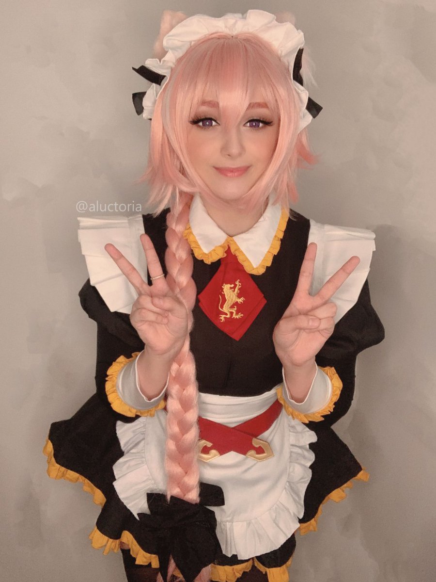 images Astolfo Costume Twitter maid astolfo cosplay by aluctoria fgo