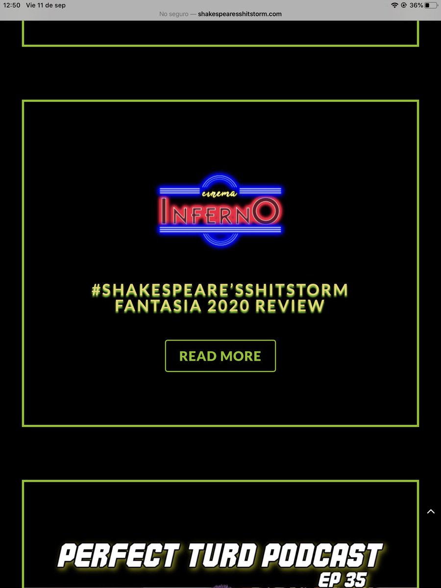 EricOrtizG's tweet image. Muy feliz por ver mi humilde sitio en la web oficial de #ShakespearesShitstorm. Troma!!!!! @CinemaInfernoMX