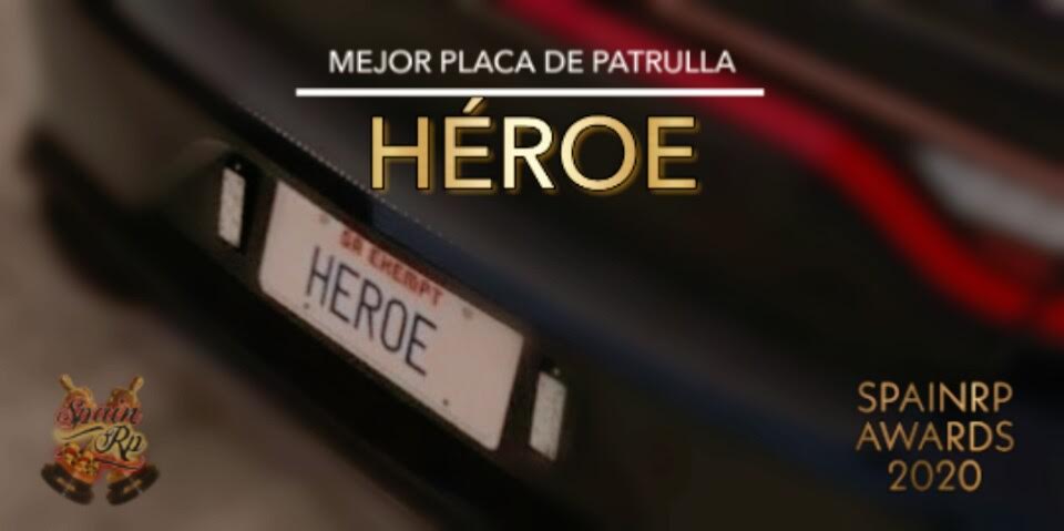 InfamesRpAwards's tweet photo. Mejor placa de patrulla para ¡Héroe! la cual Horacio amaba y se sentía muy orgulloso de llevarla y siempre será recordado por todos de esa manera.
#SpainRpAwards https://t.co/XKySuxWVyR