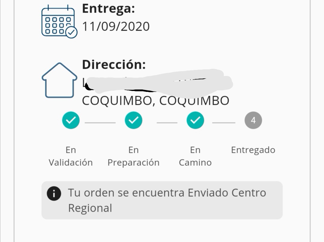 Tengo una compra que me aparece en camino desde ayer en <a href="/tiendas_paris/">Tiendas Paris</a>, dado que no llego ayer, hoy debia llegar y hasta ahora nada 😡 tengo agendado el servicio y armado y aun no llega el producto!