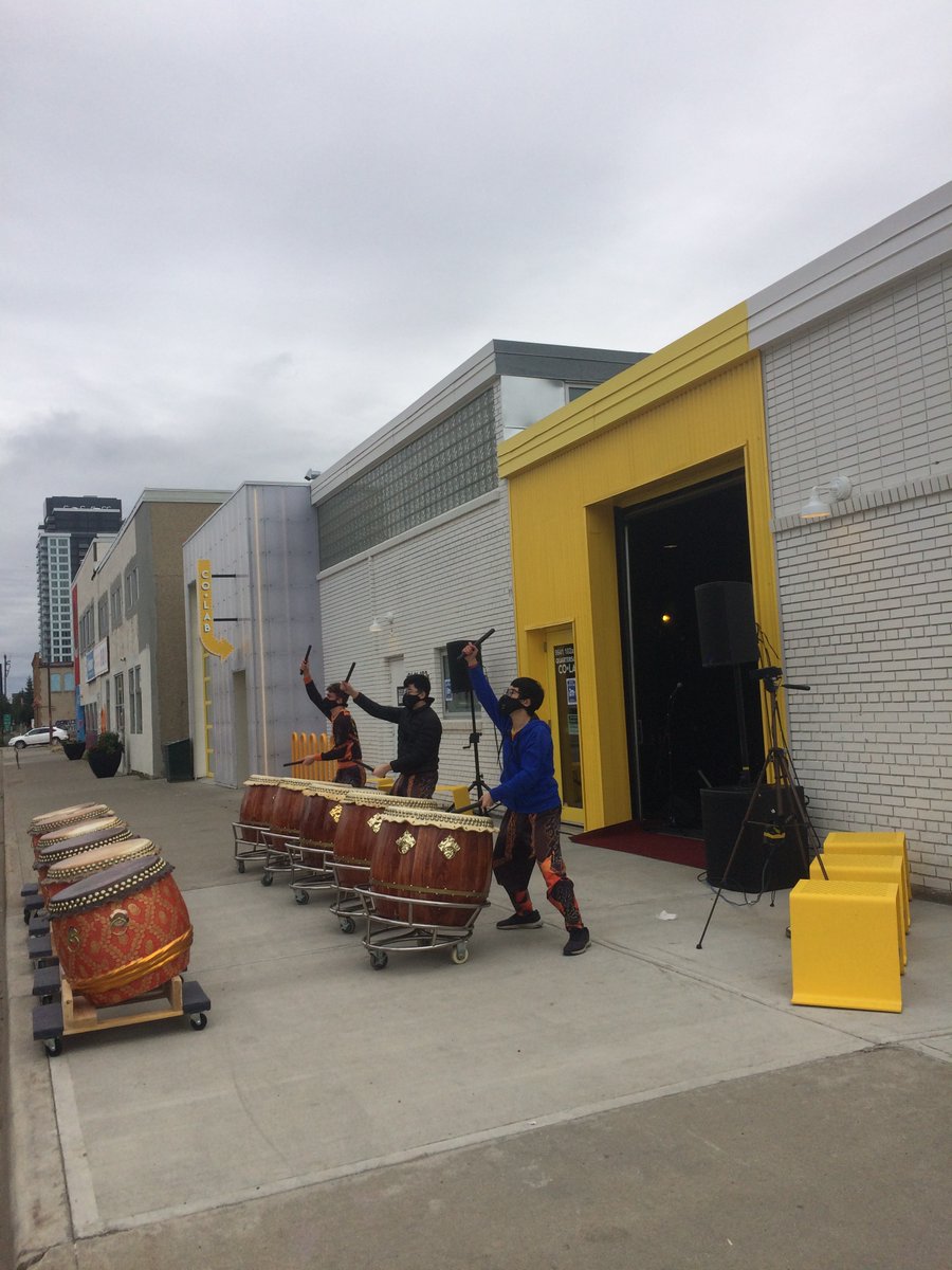 Entertained today by Chinese lions, dragons &amp; drumming at CO*LAB in The Quarters Downtown! <a href="/bmcnews/">Boyle McCauley News</a> @cbaofedmonton @dbayeg <a href="/yegdt/">#yeg downtown</a> <a href="/yeg/">#yeg</a> <a href="/holdsurf/">David Holdsworth</a> <a href="/ctcyeg/">Chinatown Transformation Collaborative Edmonton</a>