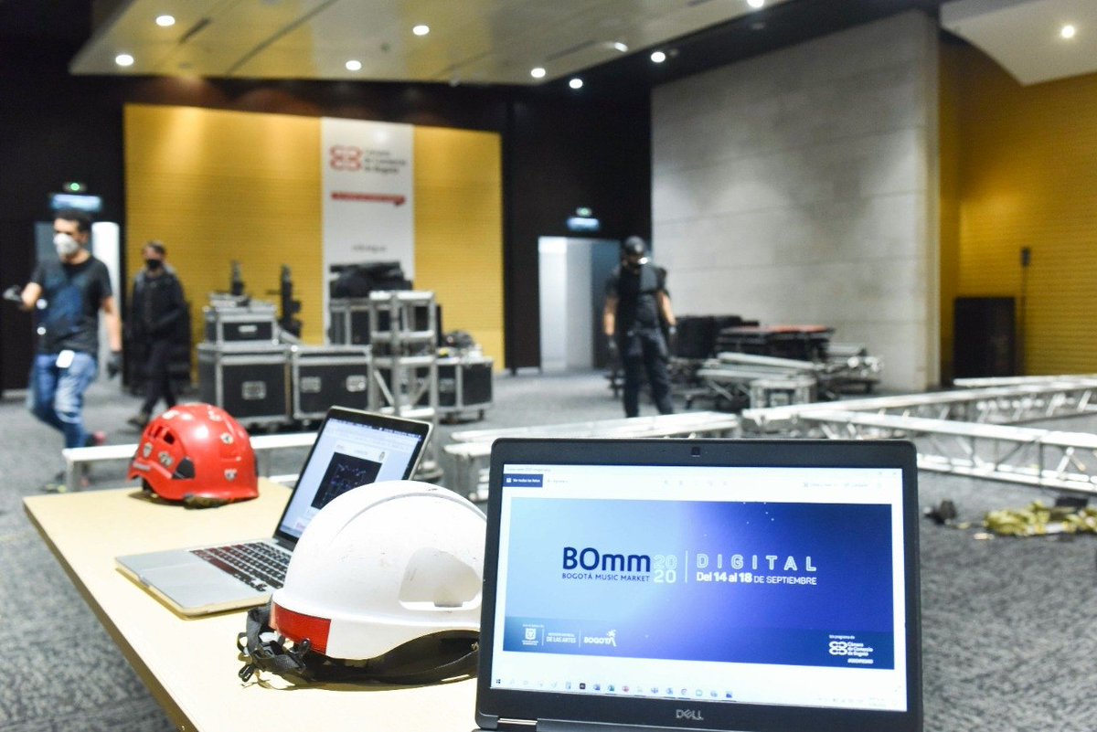 BOmm_Bogota's tweet photo. Estamos construyendo este espacio que a partir del lunes será la casa de todos ustedes. Los esperamos a través de nuestros canales virtuales este 14 de septiembre. ¿Estamos listos? #BOmm2020 #BOmmShowcase https://t.co/uVkMKR9Fxi