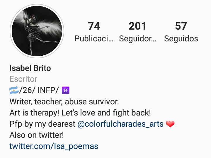 MY PAGE REACHED 200 FOLLOWERS ON INSTAGRAM! HOW SHOULD I CELEBRATE  AAAAA IM STILL THINKIIING IN WHAT TO DOOO! PLEASE CHECK OUT MY PAGE IF YOU CAN! ILL KEEP DOING MY BEST!! 💖💖💖💖💖

#poetrycommunity #poetrylovers #poetsoninstagram
#PoetsTwitter

instagram.com/isa.poemas/