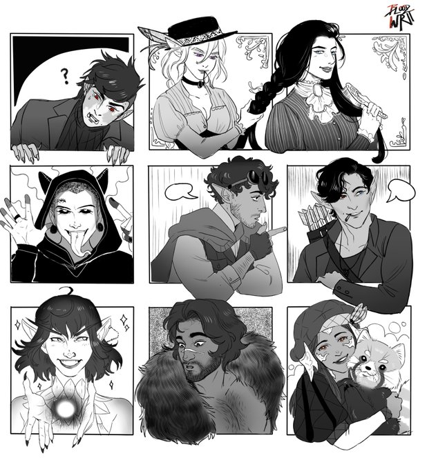 Draw Your Friends OCs in Your Style!!! thank you to everyone who lended me their ocs, i'll link in the comments ;) 