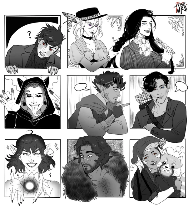 Draw Your Friends OCs in Your Style!!! thank you to everyone who lended me their ocs, i'll link in the comments ;) 