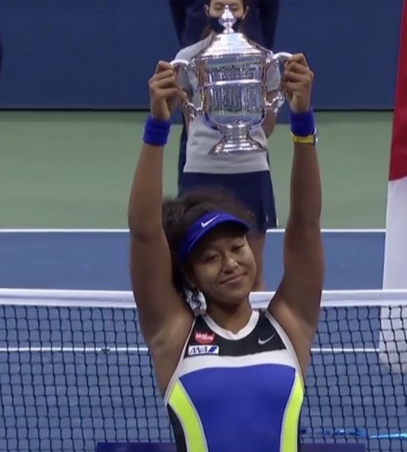 Congratulations to Naomi Osaka! At just 22, she has won the US Open for the second time 💙