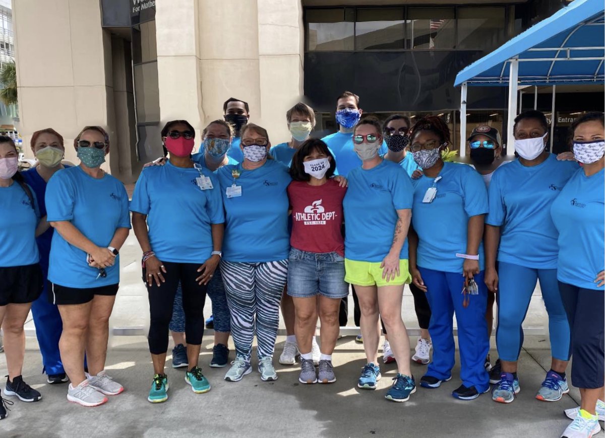 BaptistHealthJx's tweet photo. Thank you to everyone who donated and participated in the #FirstCoastHeartWalk! We are #BaptistProud of all our team members who joined in virtually and walked wherever they were today. @AHAFirstCoast https://t.co/OwnNwCtJJA