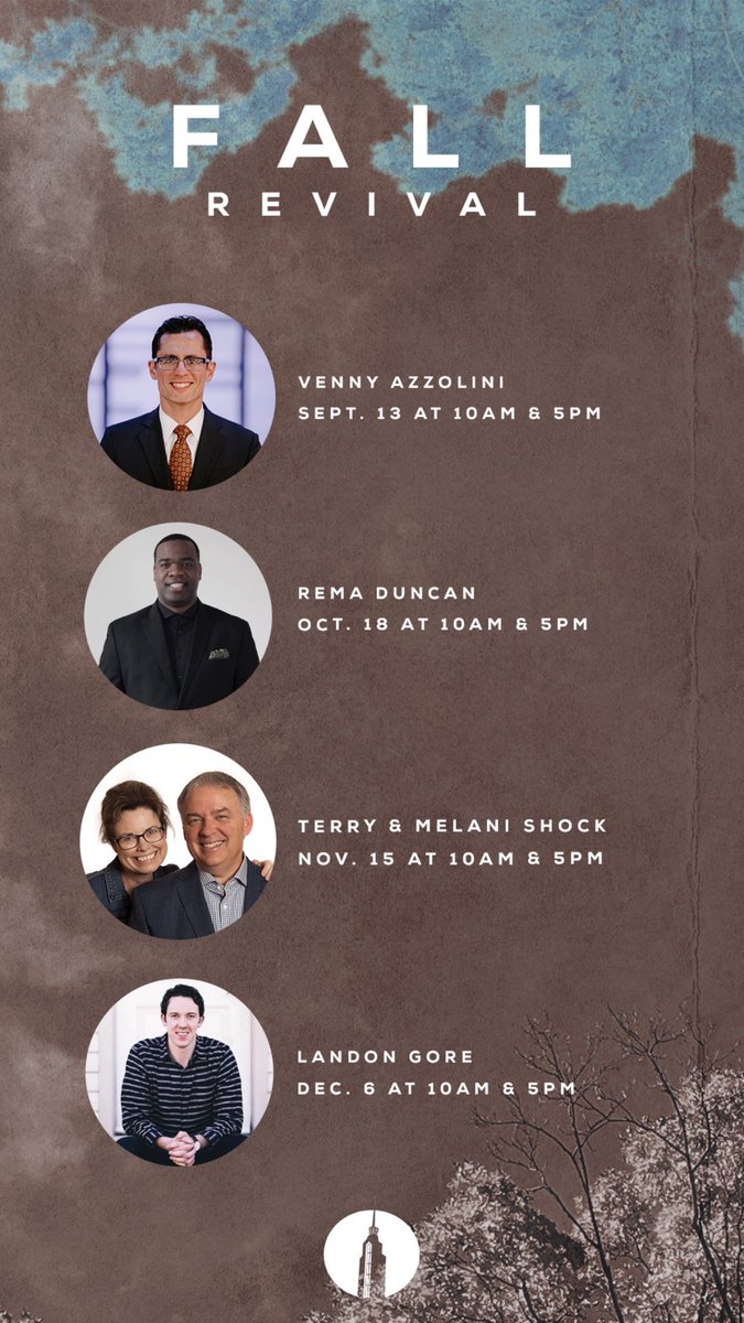 We’re believing for a mighty outpouring of God’s Spirit this fall <a href="/NLCClancaster/">New Life Christian Center</a> beginning tomorrow with Evangelist Venny Azzolini. Let’s have church!