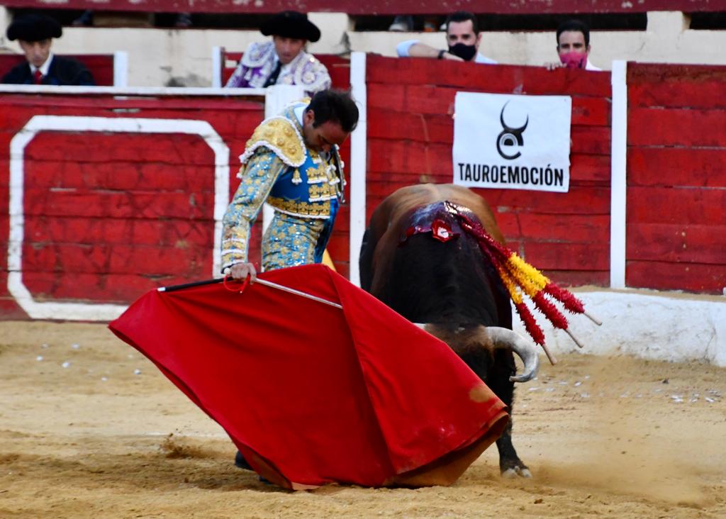 TorosBaza's tweet photo. 🏟 𝗗𝗶𝗿𝗲𝗰𝘁𝗼 | 4️⃣ @EPonceOficial, dos orejas. 
🐂 “Incentivado II-29”, de Román Sorando, ovación. https://t.co/jDLTB3dz9r
