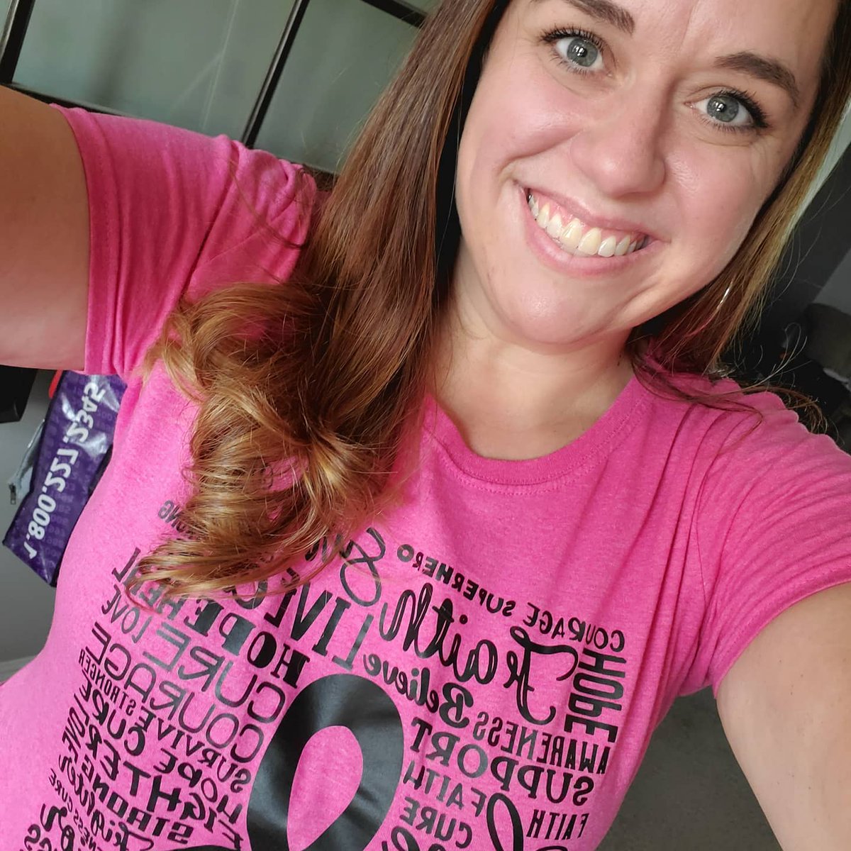 ms_moore13's tweet photo. @relayforlife Bakersfield held a Survivor drive thru this morning. I loved seeing my Relay family! Griffin and I picked up our 5th survivor shirts today and will be celebrating 5 years #cancerfree next month!!! 💜💜💜💜💜 #pregnantwithcancer #survivor #5years https://t.co/jL2p0HaFGj