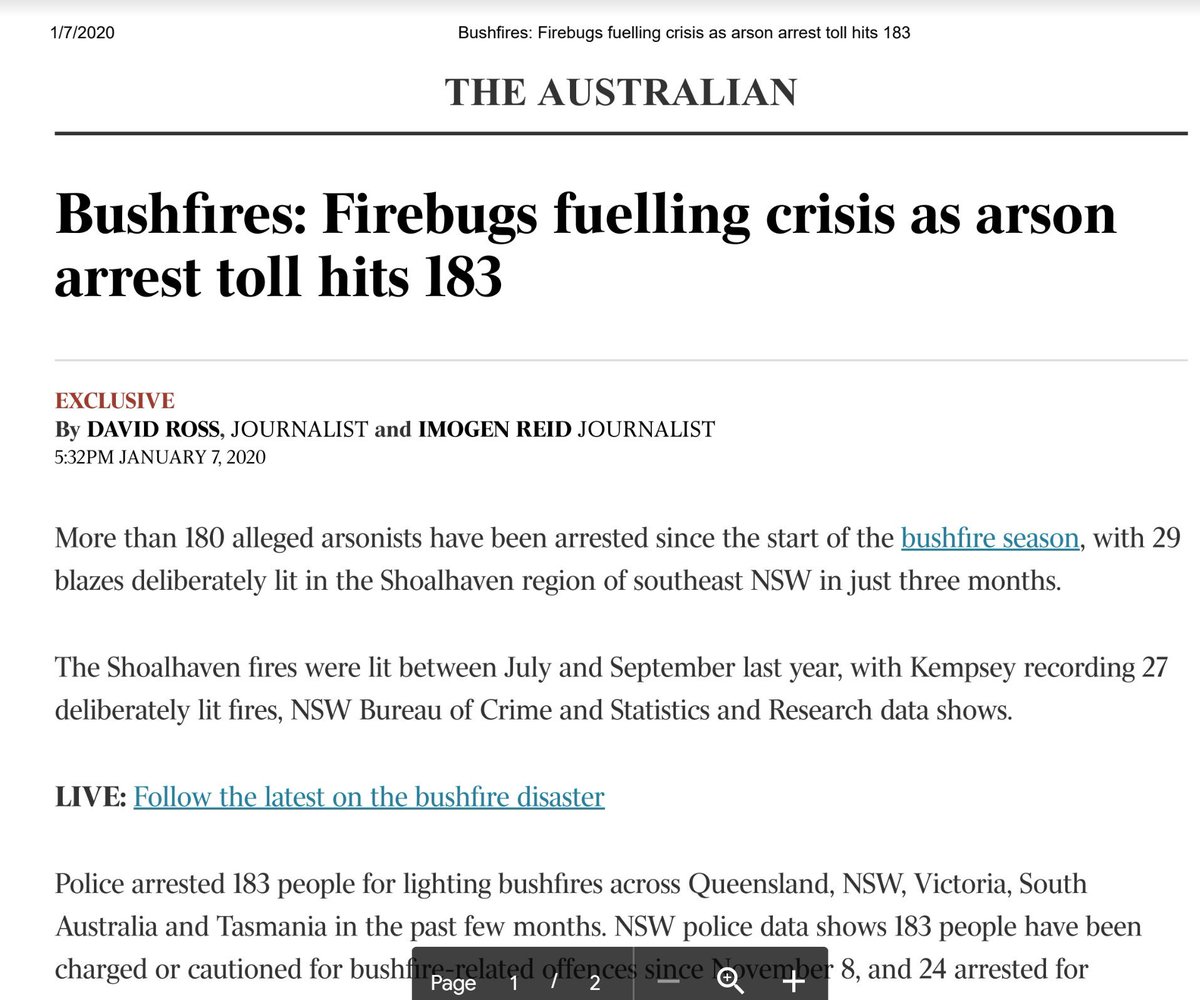 I think other countries didn't get a sense of both the magnitude and spread of anti-climate messaging around Aus' fire crisis. It wasn't a News Corp only thing. It came from the PM, senior ministers, backbenchers. It came from columnists, straight-news reporters, social media...