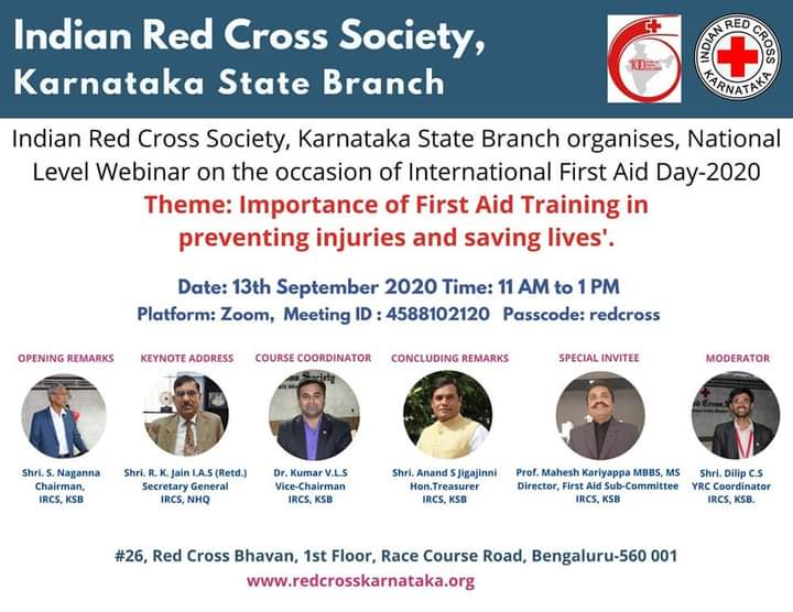 Dilipkarnataka's tweet photo. EXPLORING POSSIBILITIES – Finding OPTIONS and OPPORTUNITIES.

#redcrosssociety #inspiration #dreambig
#servewithlove #proudmoment #WorldFirstAidDay2020 https://t.co/41vhbTKZKM