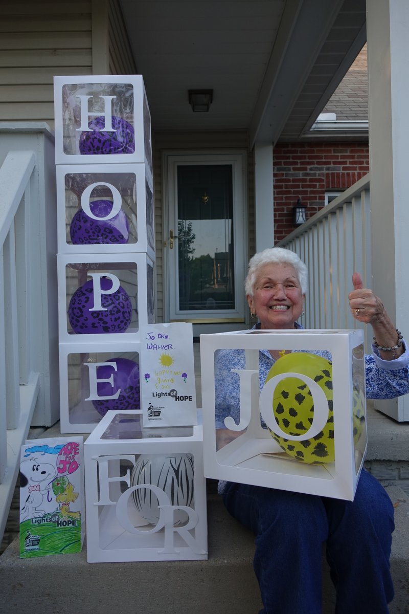 KyleandMandyWa1's tweet photo. Super Hope for the always Inspirational, SuperGrandma Jo!
#LightsofHope https://t.co/Ac81duzG4p