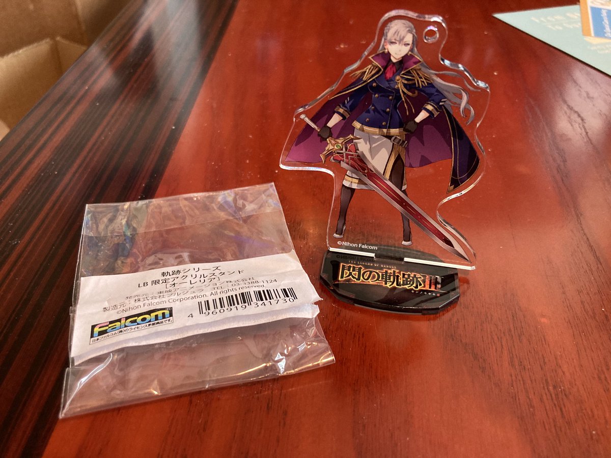 devilmaypie0's tweet photo. Picked up an Elie MacDowell wall scroll from Ao No Kiseki and an Aurelia Le Guin acrylic stand! 😍 #nihonfalcom #legendofheroes #trailsseries #trailsfromazure #trailsofcoldsteelIII https://t.co/KGvqOZTQER