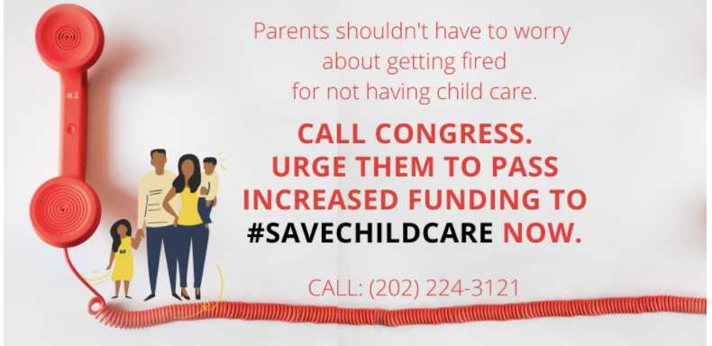 Across the country, parents, are being forced to make impossible choices between caring for their children, working, or looking for a job. #Childcare is a public good &amp; we need to change our system now. Will you join the #Movement4ChildCare? 📞📞📞 today!