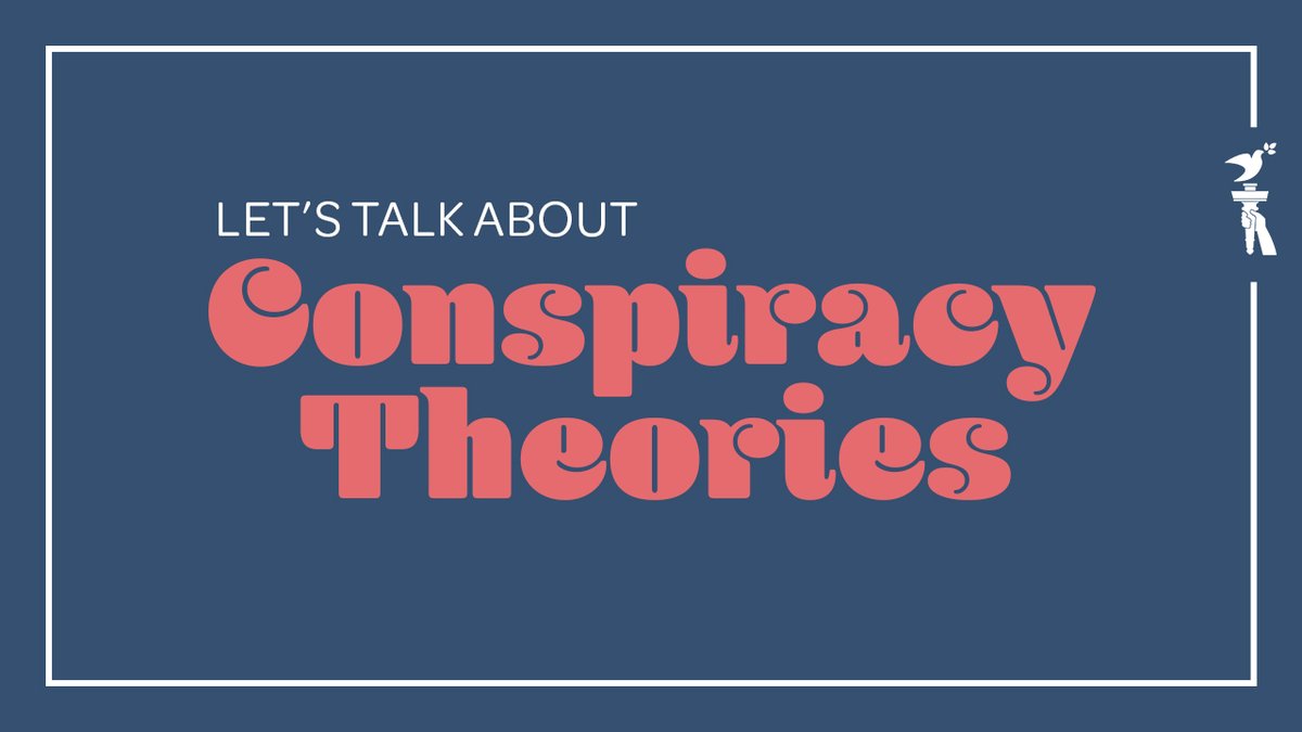 Why are we seeing so many conspiracy theories lately? How can we identify what is a  #conspiracytheory versus what is true? And how do we address those who subscribe to  #conspiracytheories?1/5
