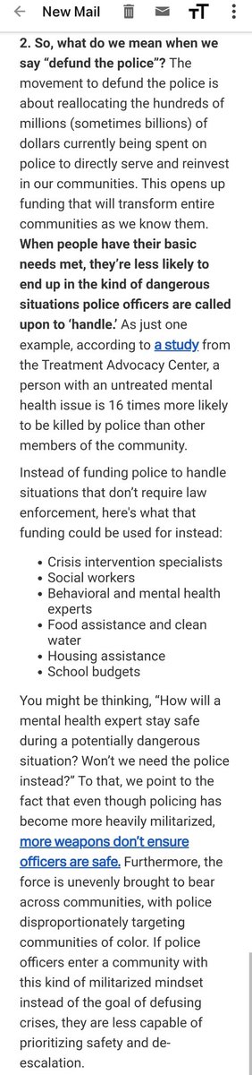 2) Again, no. The defund/abolish police movements don't mean reform the police. They literally mean "defund & abolish the police" & have since their origin with 1970s Marxists. Some proponents pretend otherwise as they know Defund/Abolish is political poison; others are honest.