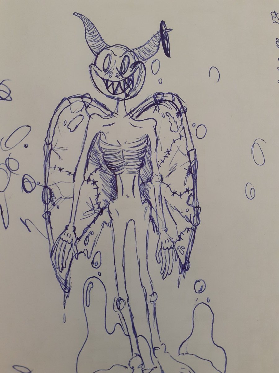 0097Nyx's tweet photo. Just Some drowing in my spartime #demondrowing #drowing #2020 #dk https://t.co/Zry72lg7P5