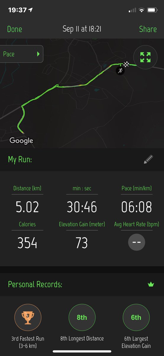 BirdyCM63's tweet photo. Day 11 & 12 Done! Supporting @TheRunningBee and celebrating #30YearsOfPR 30 x 5K in 30 days. https://t.co/Jj8tn2U7Fi