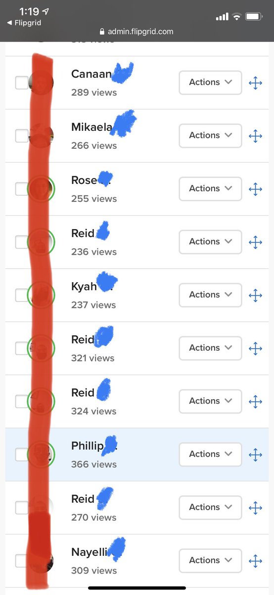 JDumboski's tweet photo. I’m guessing by the number of views that my Ss missed seeing each other’s faces. Nothing fancy, just 3 truths and a lie on #flipgrid for distance/ftf team building. Just wait for their organic molecule dating video! https://t.co/1GCYairTsh