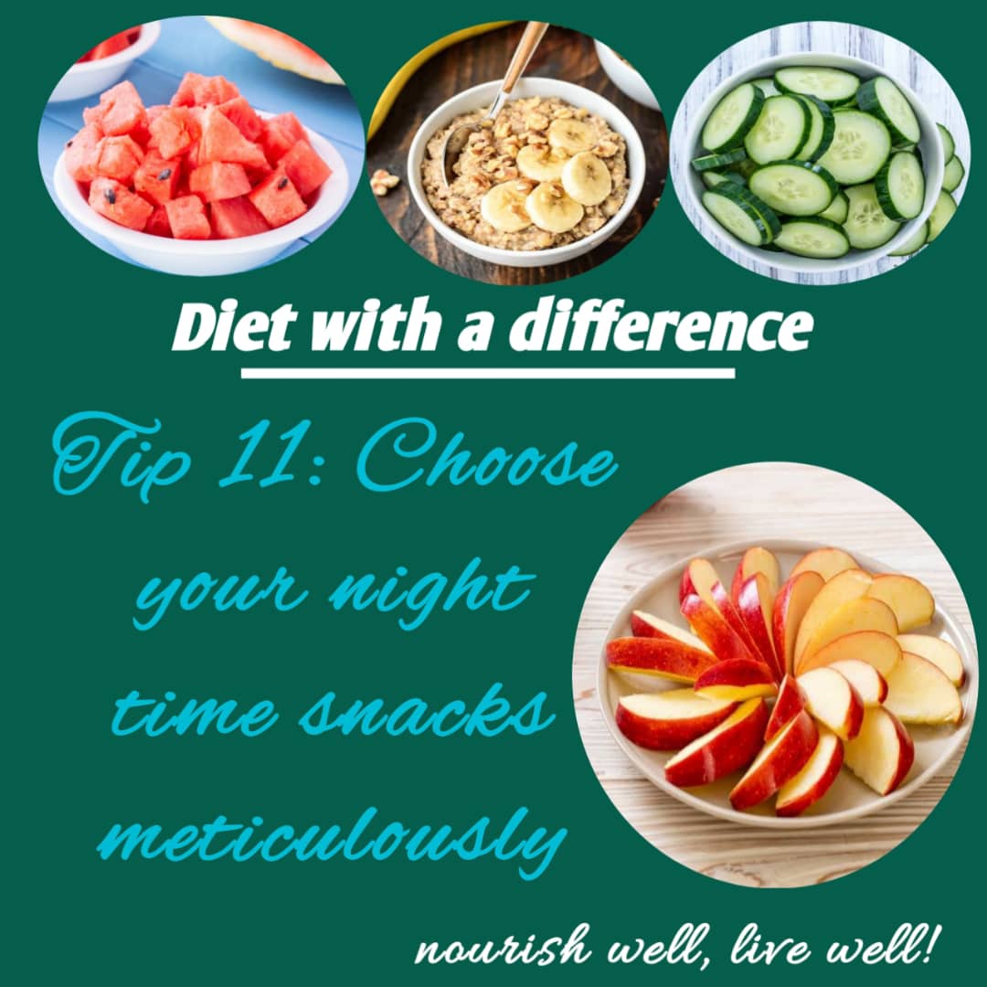 WellNourishAfr's tweet photo. 1️⃣2️⃣-0️⃣9️⃣-2️⃣0️⃣2️⃣0️⃣
DIET WITH A DIFFERENCE
"Choose your night time snacks meticulously."
#DietWithaDifference
#ScintillatingSeptember
#NourishwellAfrica https://t.co/OwCuDxvBXX