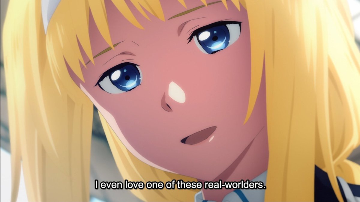 Alice has proved time and time again that she's just like any other human. She loves and feels, yet until now has denied her own feelings because she has denied her own existence as a reality.But today we see her accepting her own existence.