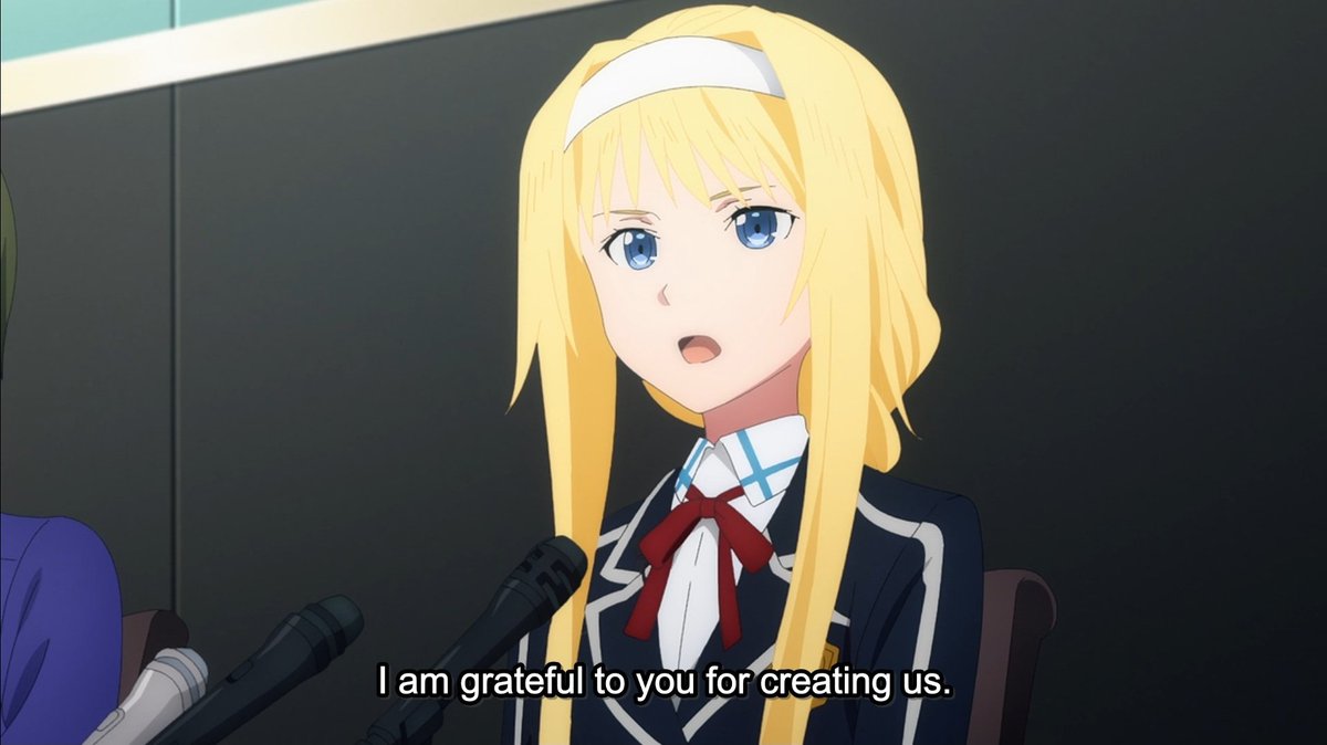 Alice is a multilayered conundrum.She isn't just a Fluctlight.She's an fake Fluctlight that took over a Fluctlight's virtual body.The level of existentialism behind Alice is twice as much as any in the Underworld.She's a fake of a fakeAt least that's what she thought before