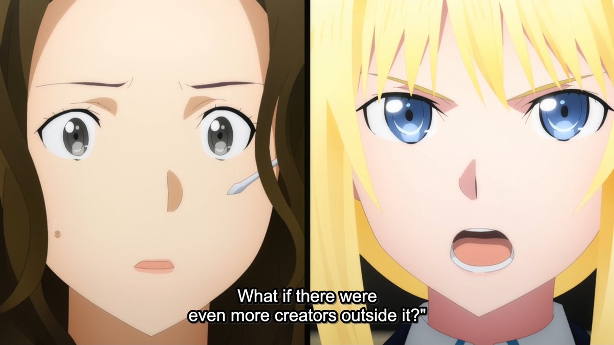 Alice is a multilayered conundrum.She isn't just a Fluctlight.She's an fake Fluctlight that took over a Fluctlight's virtual body.The level of existentialism behind Alice is twice as much as any in the Underworld.She's a fake of a fakeAt least that's what she thought before