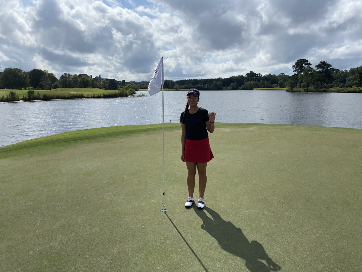AJGAGolf's tweet photo. 🚨 Xinyi (Iris) Wang records her first hole-in-one at #CallawayJr 🚨 https://t.co/XPQUOQ3kQh