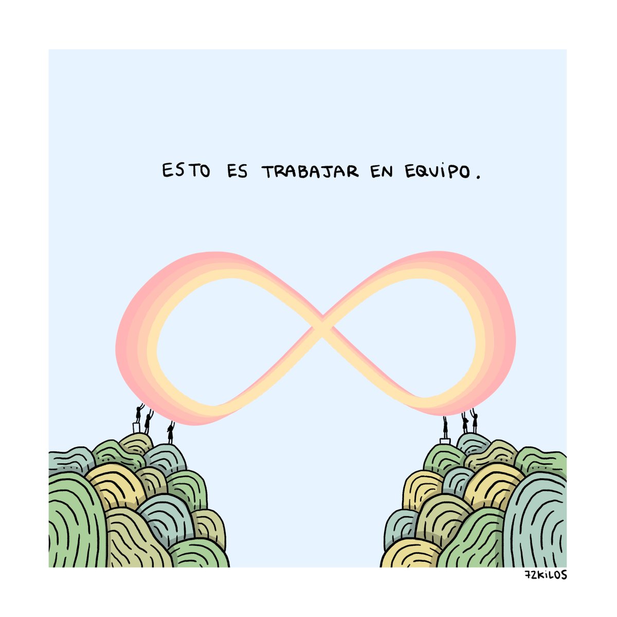 72kilos's tweet photo. Esto es trabajar en equipo. https://t.co/ZNQF7Wx0ie