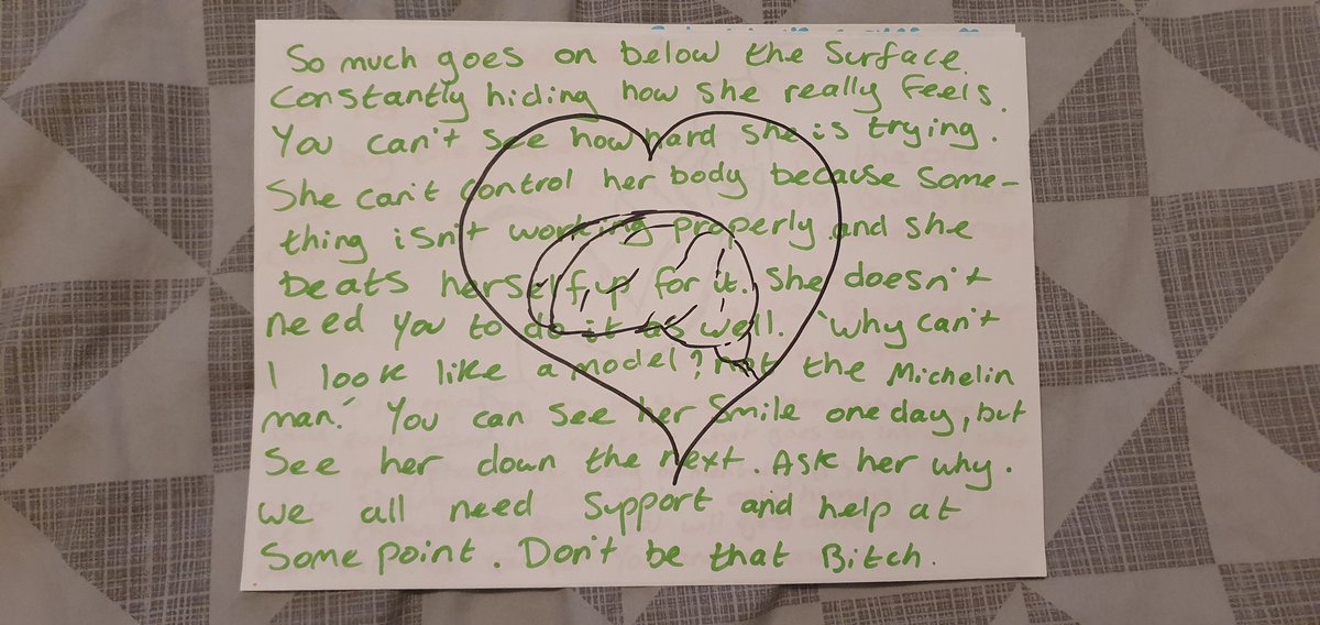 fifibb92's tweet image. #bodyimage #selfloath #MentalHealthMatters #PCOSAwareness #Hate #bodypositivity #talk #anyone #help #feelings 
Finding help is hard. No cure. Only management. Iv had many days of self loathing my body because im not model stick thin. I have to carry on though