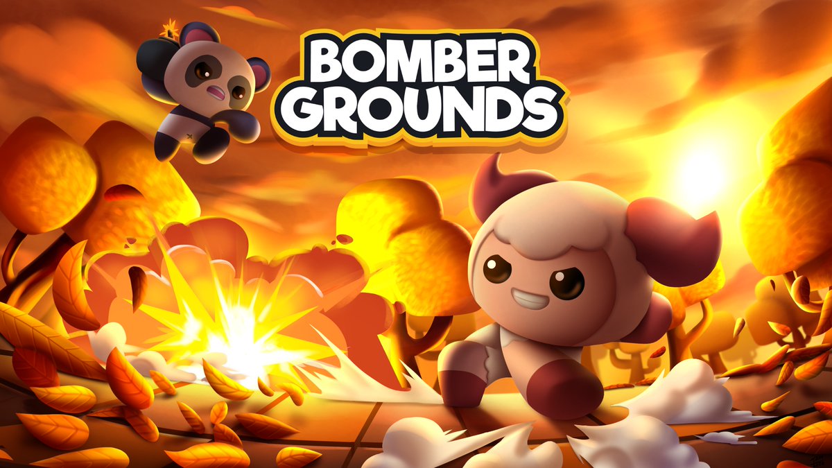 bombergrounds's tweet photo. #NewLoadingScreen Get ready to bomb (or bat, if you’re into that sort of thing) into battle in the upcoming #Bombergrounds autumn season! 🍁 https://t.co/L6aQ9LF9Zq