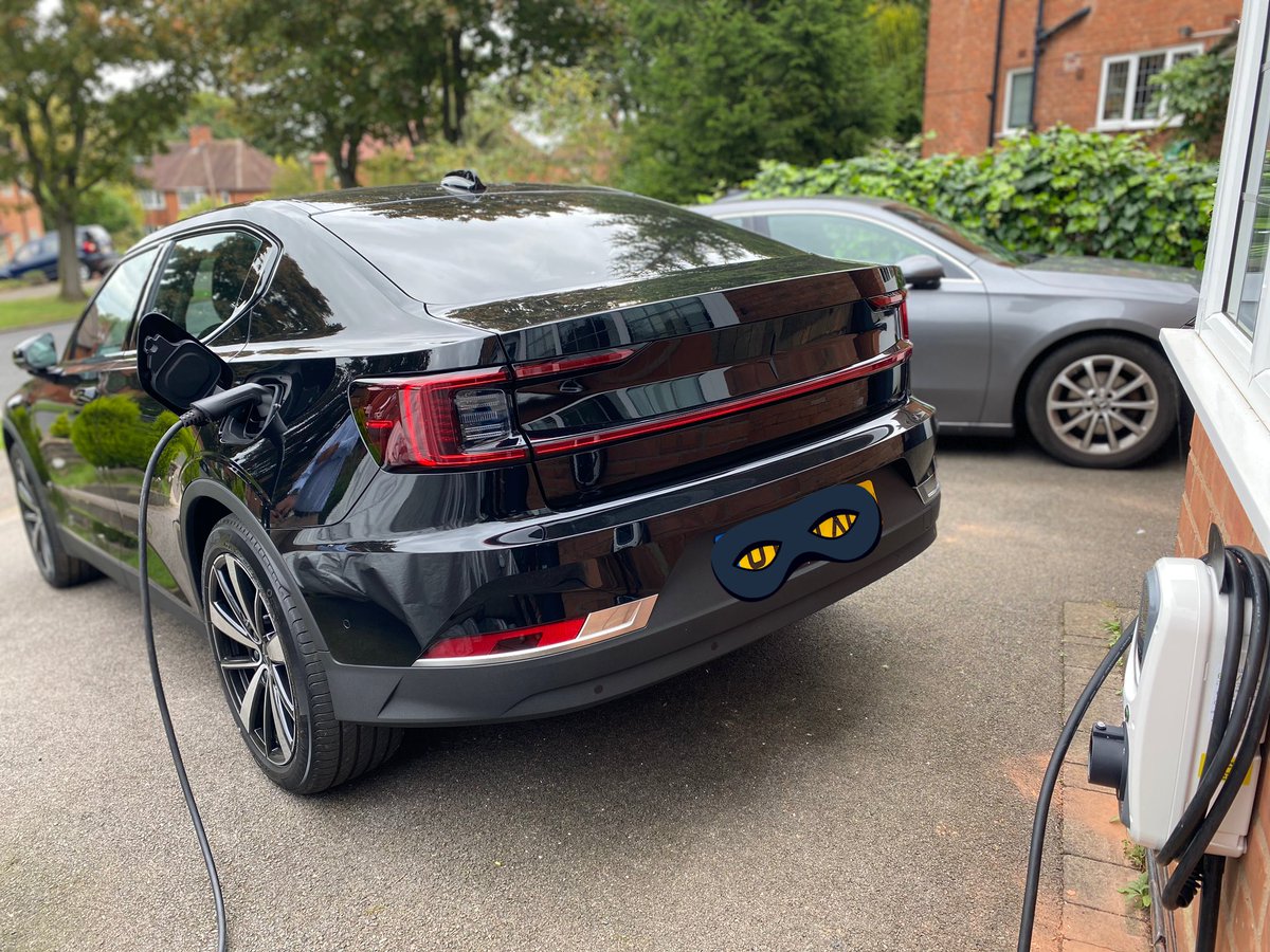 Evchargeukltd's tweet photo. Introducing the @PolestarCars Polestar 2! This was our first installation for this model of car and wow what a fantastic piece of kit! We can see why the customer was so excited to take delivery now. #polestar #worldEVDay #ElectricVehicles https://t.co/fIF4pqPONg