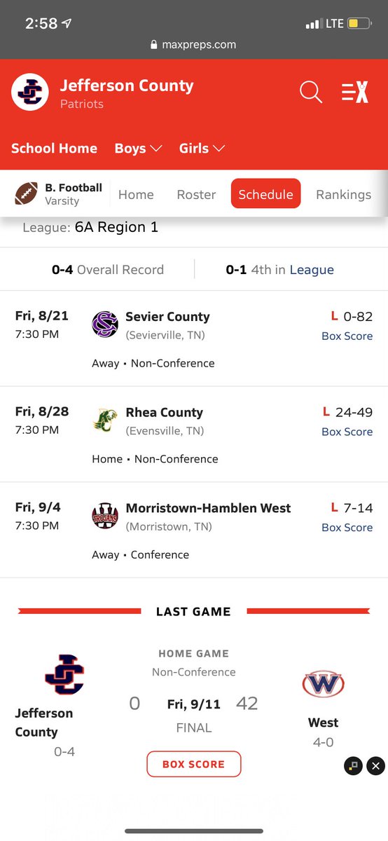 RebelsBarstool's tweet photo. @JeffCountyFB I hope corona does y’all a favor and ends your season https://t.co/2QbrvOCCSL