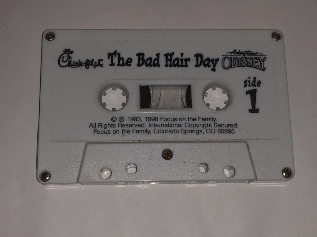 justcallmeT_25's tweet photo. Y’all remember when Chick-fil-a use to give these tapes out in the kids meals https://t.co/dcyXcqM80P