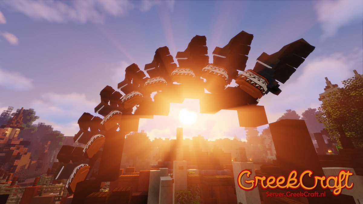 GreekCraft_'s tweet photo. Diep in de gebergten van Afrika schuilt een mythisch beest... Kom jij hem temmen? https://t.co/N3yzy6r9b5