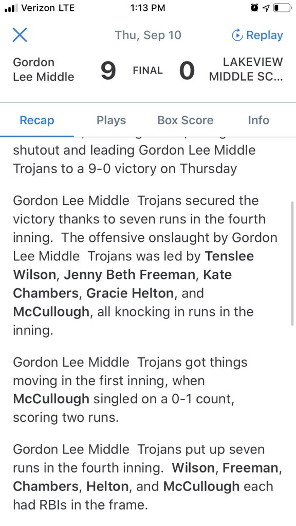 jb_freeman's tweet photo. We are about to the end of our school ball season. One more week of regular play then on to NGAC tournament. It’s an up and down rollercoaster of emotions but all worth it in the end. I can’t believe my 8th grade season is almost over.  #lionnotgazelle #glmssoftball https://t.co/UYooexTfky