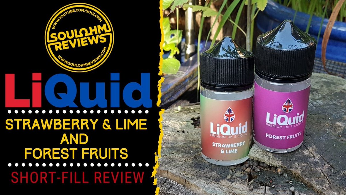 SoulOhm's tweet photo. Its a @SoulOhm Short-Fill Review
In this video, I`ll be tasting the delights of STRAWBERRY & LIME and FOREST FRUITS
Sent over from the kind folk over at @onepoundeliquid
#soulohm #Onepoundeliquid
#eliquid #vapeuk #ukvapers
Catch up here >>
https://t.co/efzPehK7yn https://t.co/bPO76Dbvfg