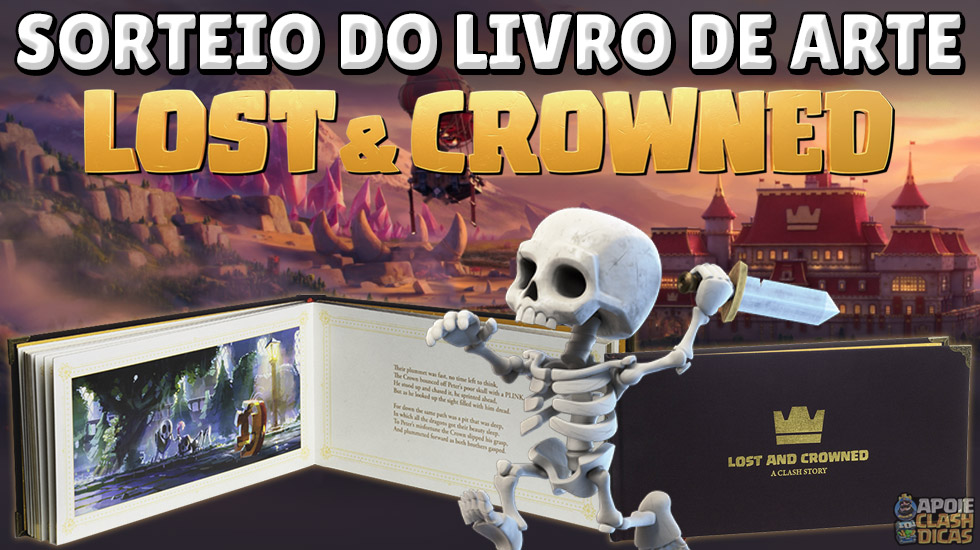 🎁📕 SORTEIO DE UM LIVRO DE ARTE DO CURTA #LOSTANDCROWNED

Requisitos:
- Siga <a href="/ClashDicas/">Clash Dicas [COC & CR]</a> 
- Dê RT nesse post 🔄

O sorteio encerra quarta-feira (16/09) às 23hrs.

Assista o curta aqui: supr.cl/LostAndCrowned

#ClashRoyale #ClashofClans #ClashShort #ApoieClashDicas