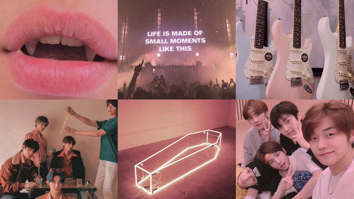 taejunist's tweet photo. #TheEternalsAU - a TXT social media au

in which the boys are a NYC-based indie rock band that just got booked for their first big music festival. 

Also, most of them are vampires. https://t.co/ECVyWGGdAQ